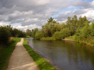 Canal at start of trackbed to Norton Junction from Walsall Wood Colliery